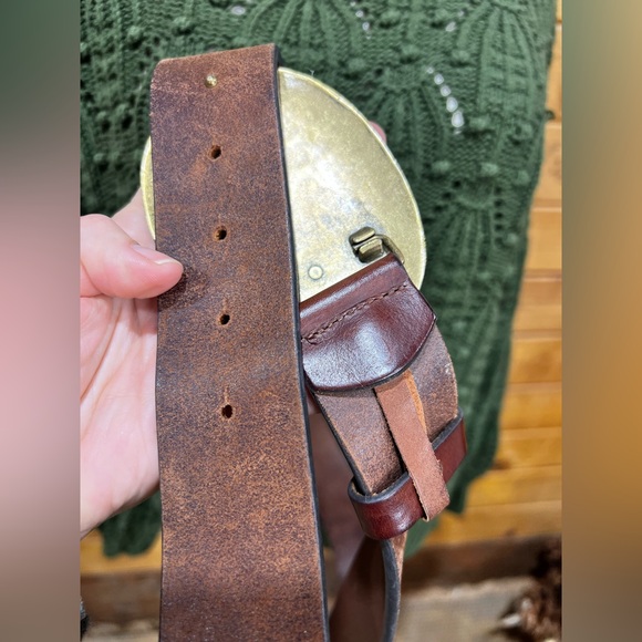 GAP Genuine Leather Camo Rhinestone Buckle Belt – Size M - Adjusts to 31 - 35” main image 4